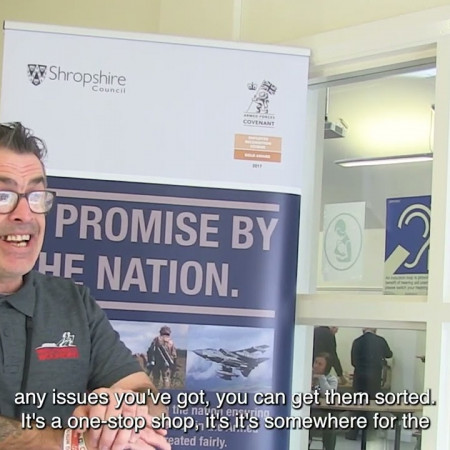Shropshire Council Armed Forces Covenant Outreach project